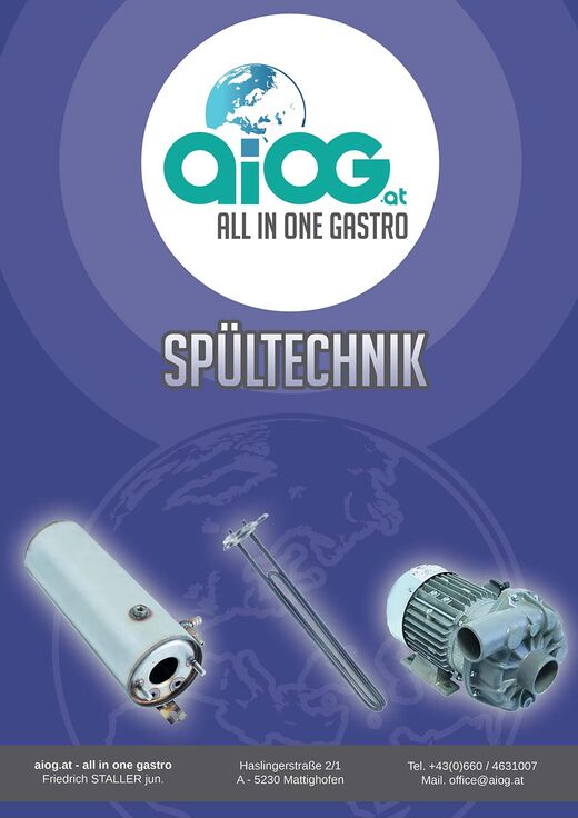 Katalog-Deckblatt Spültechnik