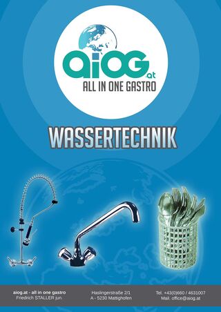Katalog-Deckblatt Wassertechnik