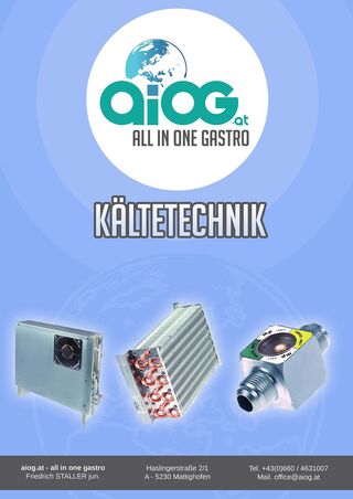 Katalog-Deckblatt Kältetechnik